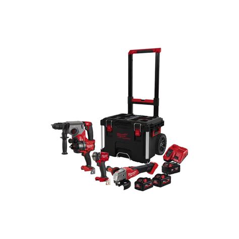 PACK 4 MACHINES MILWAUKEE M18 FPP4C-555T Powerpack,