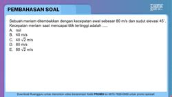 pada saat t = 0 sebuah meriam ditembakkan dan pelu... - Roboguru - wintechmobiles.com