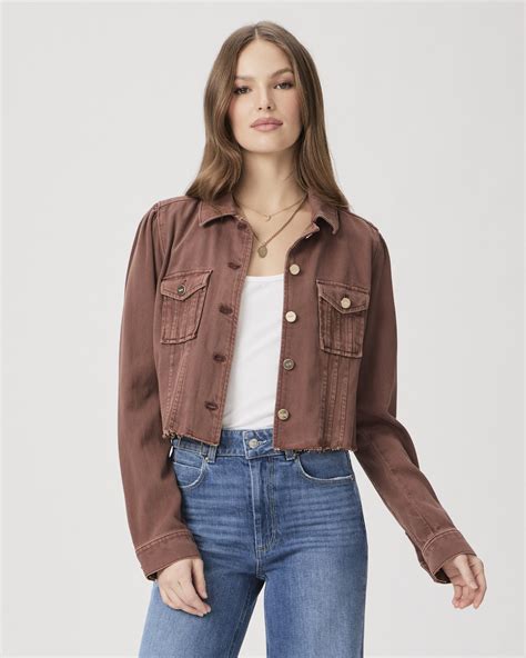 PAIGE Cropped Denim Pacey Jacket curated on LTK