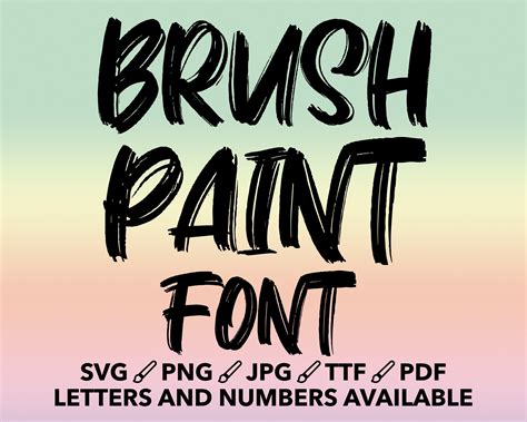 Paintbrush Fonts - FontSpace - muktibox.com