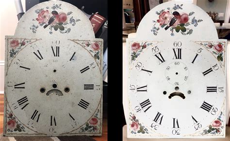 Painted Dial Restoration - Stockydale Clocks - muktibox.com