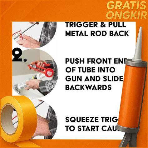 paket Alat Tembak dan Lem Sealant Kaca - Shop - raincitystudios.com