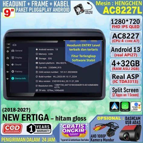 Paket Headunit Android 9 inch + Frame - raincitystudios.com