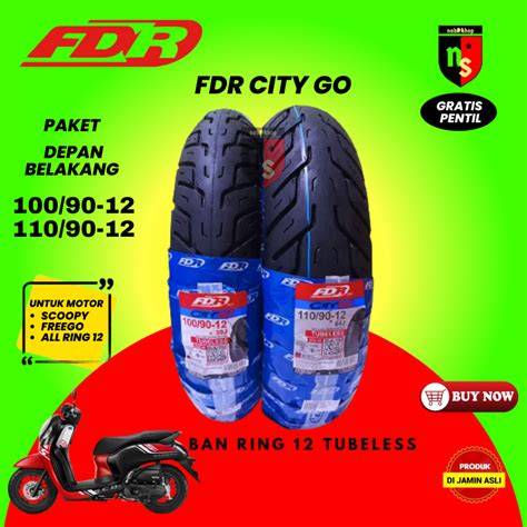 Paket Lengkap Fdr City Go 100/ 90 Dan 110/90 Ring 12 Tubeless Plus ... - raincitystudios.com