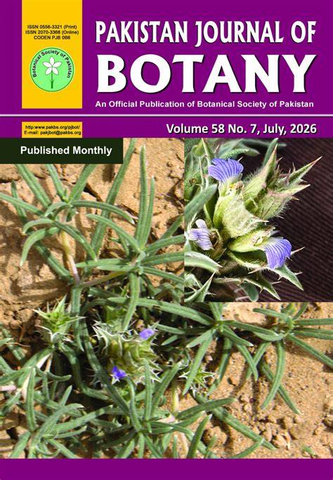 Pakistan Journal of Botany - raincitystudios.com