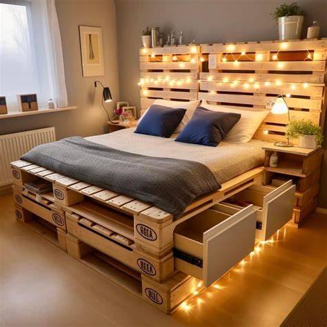 Pallet Beds Archives - Easy Pallet Ideas - raincitystudios.com