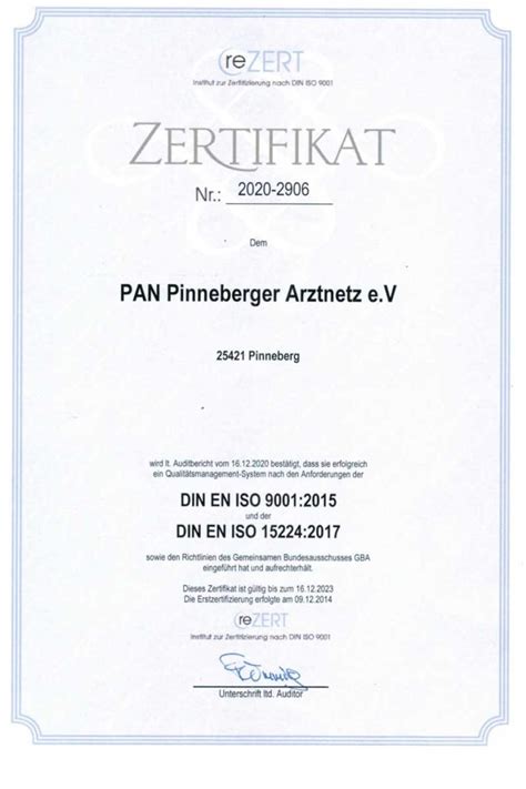 PAM-DEF Zertifizierung