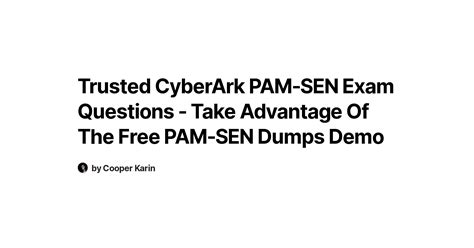 PAM-SEN PDF Demo