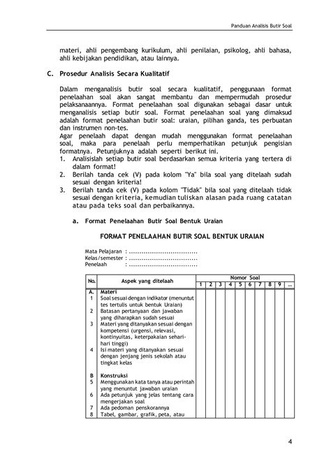 Panduan Analisis Butir Soal - wintechmobiles.com
