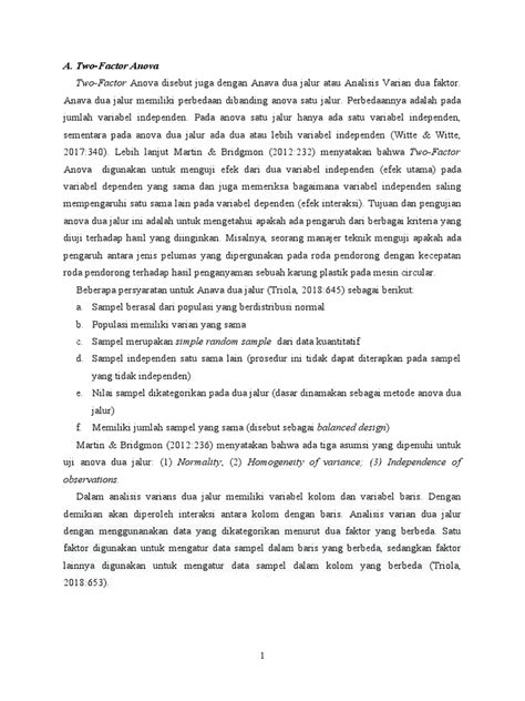 Panduan Lengkap Anava Satu Arah - wintechmobiles.com