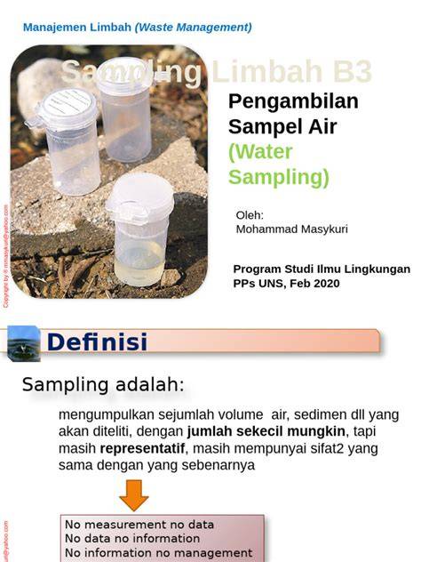 Panduan Pengambilan Sampel Air dan Limbah - raincitystudios.com