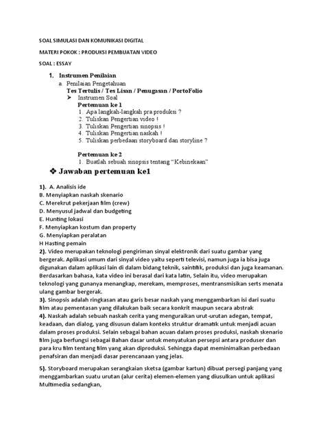 Panduan Produksi Video untuk Siswa | PDF - Scribd - wintechmobiles.com