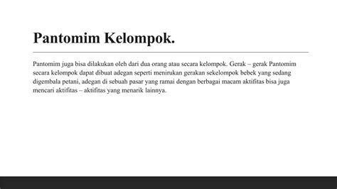 Pantomim Disebut Juga Dengan - muktibox.com