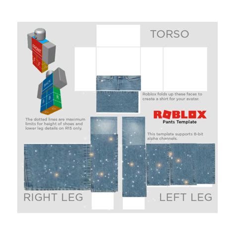 PANTS TEMPLATE/ TRANSPARENT TEMPLATE Roblox shirt, Shirt template, Roblox