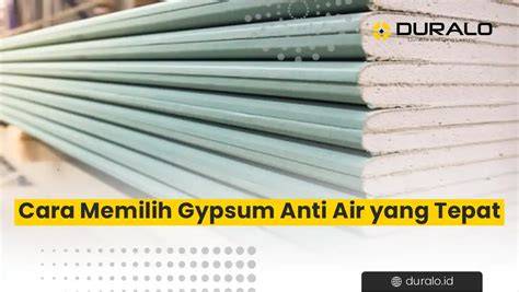 Papan Gypsum Anti Air - raincitystudios.com