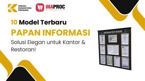 Papan Informasi: 10 Model Elegant untuk Kantor - raincitystudios.com