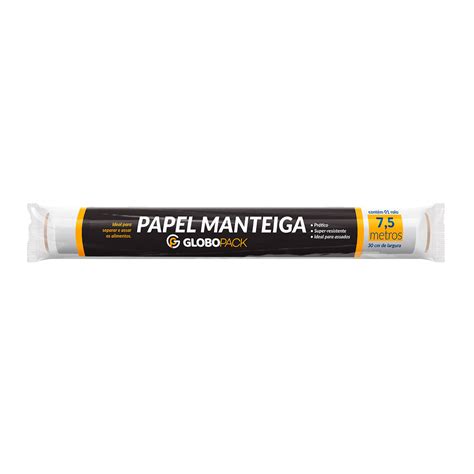 PAPEL MANTEIGA GLOBOPACK 30CMX7,5M GTIN/EAN: …