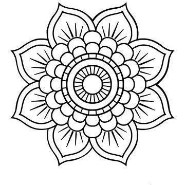 Paper Flowers Discover Pin on Bordados Mandalas to color paint and ... - muktibox.com