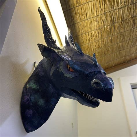 Paper Mache Dragon - muktibox.com