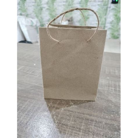 Paperbag Paper Bag Tas Kertas Mini 10x6x13 Kraft Polos Tas Belanja ... - raincitystudios.com