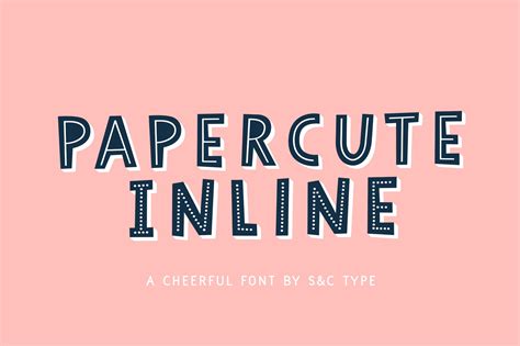 Papercute Inline Outline 3D font - What Font Is - muktibox.com