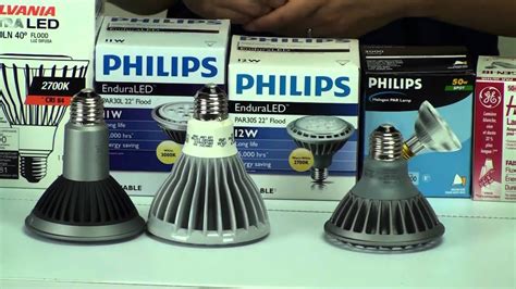 PAR30 light bulbs differences - YouTube