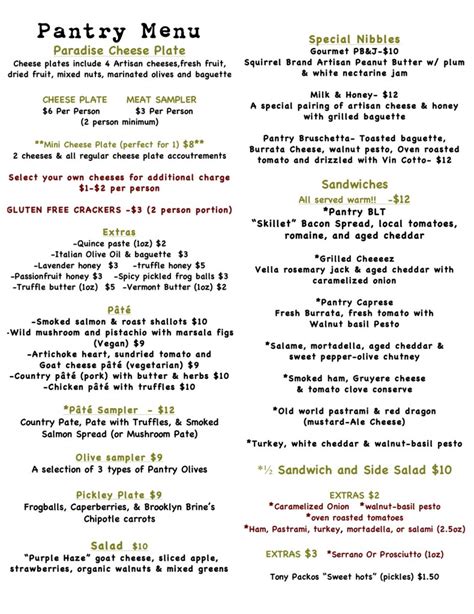 PARADISE PANTRY, Ventura - Menu, Prices & Restaurant …