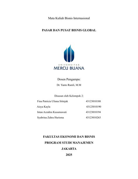 Pasar dan Pusat Bisnis Global | PDF - Scribd - wintechmobiles.com