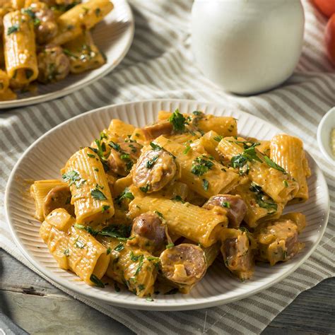 PASTA con CREMA di MELANZANE e SALSICCIA - Cremosa e …