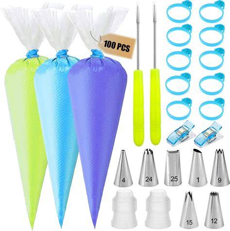 Pastry Bag - 100 Pieces 16 Inch [Extra Thick] … - raincitystudios.com