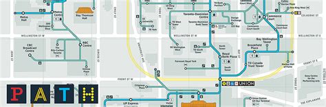 PATH MAP – Toronto’s Downtown Pedestrian Walkway