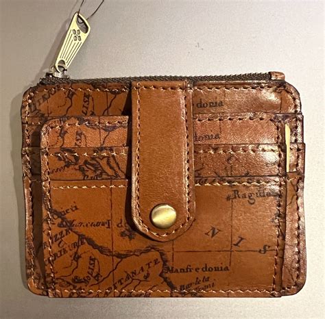 PATRICIA NASH Leather Cassis ID Case Credit Card Coin Wallet