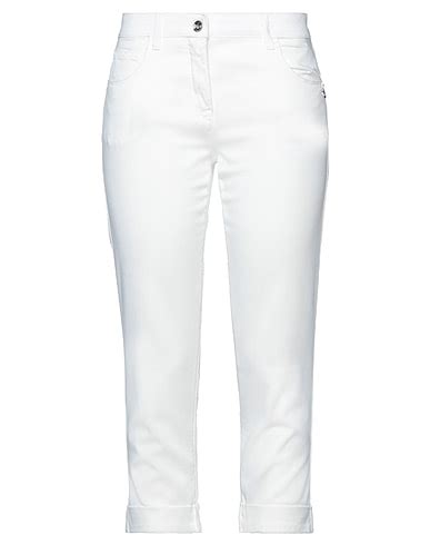 PATRIZIA PEPE Pantalone Bianco Donna YOOX