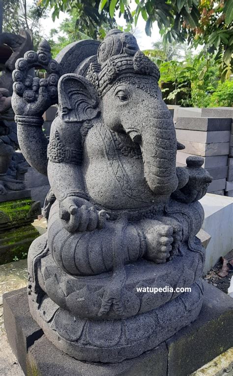 Patung Ganesha - WATUPEDIA STONE ART - muktibox.com