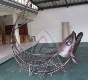 Patung Ikan Tembaga - Alyy Art Gallery - muktibox.com