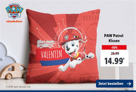 PAW Patrol Kissen, Tassen & Leinwände mit Namen Lidl-Fotos