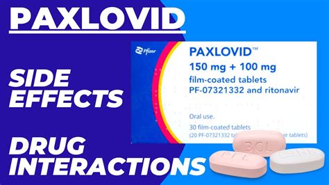 PAXLOVID Side Effects and Drug Interactions Key Points from a