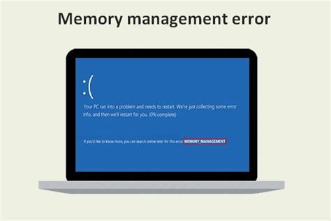 PC의 비디오 메모리 관리 내부 오류 - memory management 해결