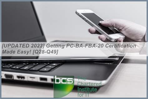 PC-BA-FBA-20 Ausbildungsressourcen