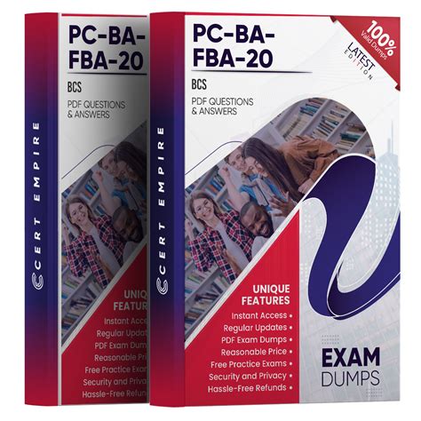 PC-BA-FBA-20 Prüfungsmaterialien