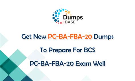 PC-BA-FBA-20 Prüfungsvorbereitung