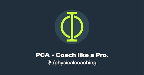 PCA - Coach like a Pro.