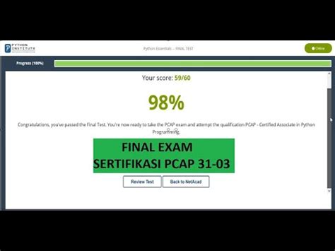 PCAP-31-03 Online Prüfungen