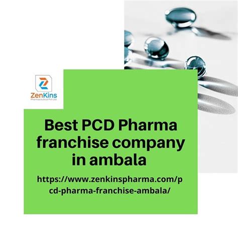 PCD Pharma Franchise Company In Ambala Zenkins …