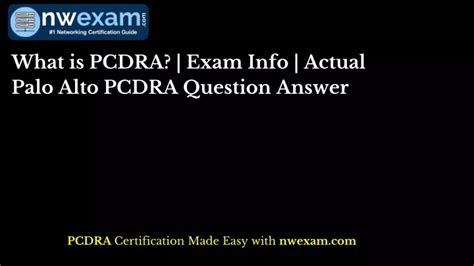 PCDRA Exam Fragen