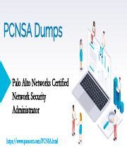 PCNSA Dumps
