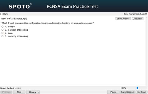 PCNSA Online Test