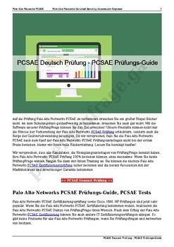 PCNSA Prüfungs Guide