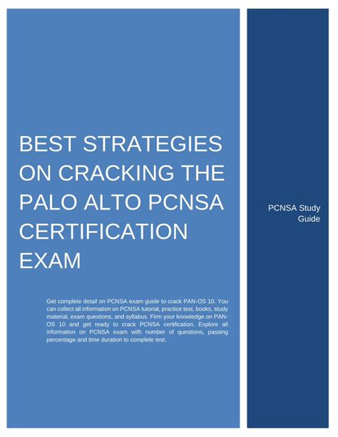 PCNSA Prüfungs Guide