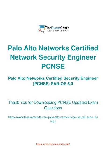 PCNSE PDF Demo